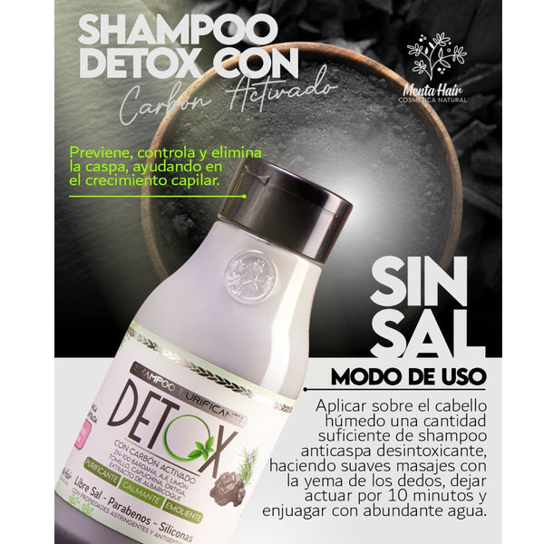 Mint Hair Purifying Detox Shampoo [550ml]