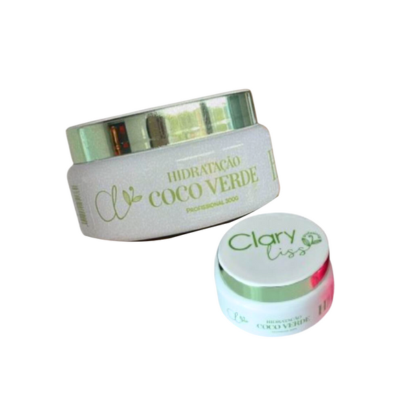 Mascarilla Capilar de Hidratación Coco Verde Clary Liss [300gr]