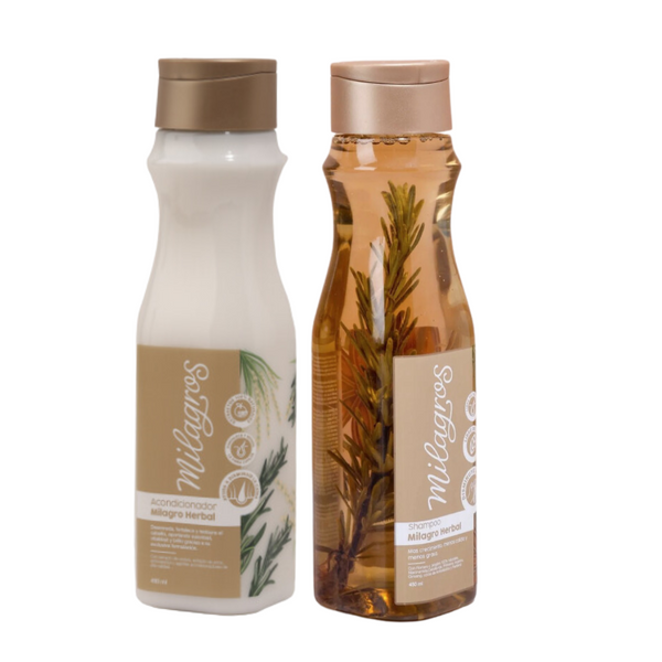 Herbal Milagros Miracle Shampoo and Conditioner Kit